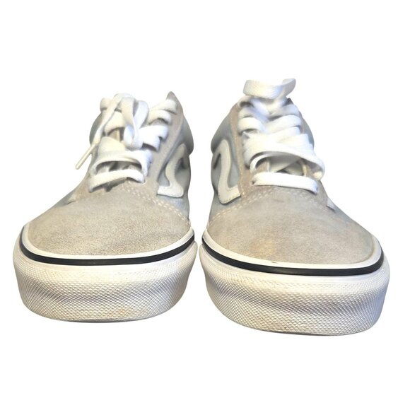 Vans Old Skool Gray Taupe Suede & Canvas Low-Top Skate Sneakers Women 10 Men 8.5 - Picture 5 of 9